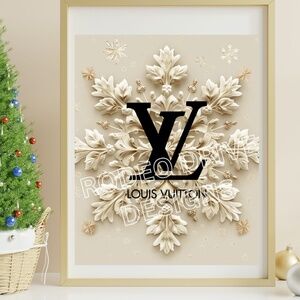 HOLIDAY LV ART PRINT 8X10 WALL ART RODEO DRIVE DESIGNS